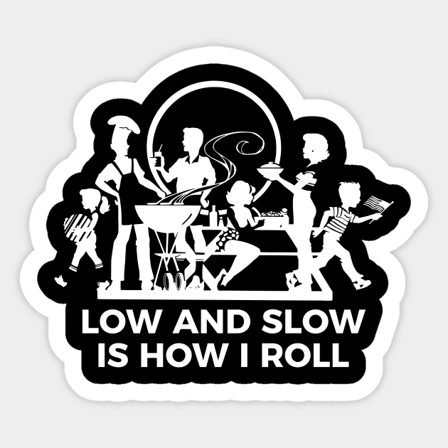 Low and slow is how I roll t-shirt Sticker by RedYolk